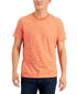 SUN + STONE Men's Remix Feeder Stripe Crewneck All Cotton T-Shirt Orange Size XL